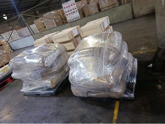Export Wrapping & Pallet Packing Process